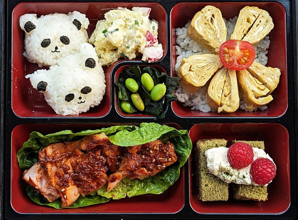 foto makanan dengan penyajian kreatif
