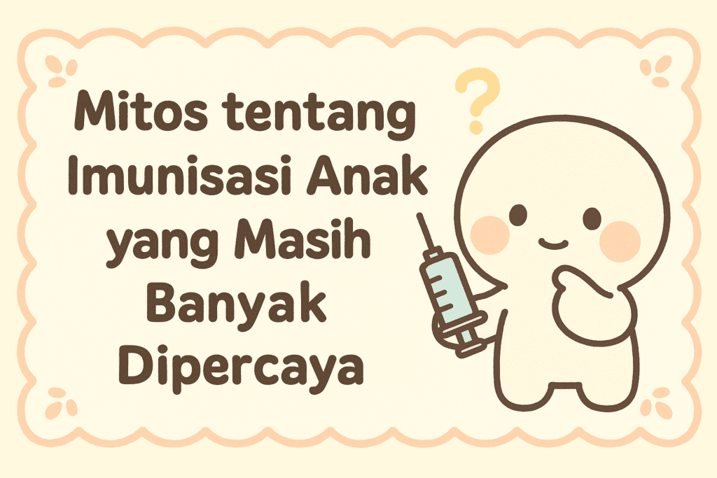mitos tentang imunisasi anak