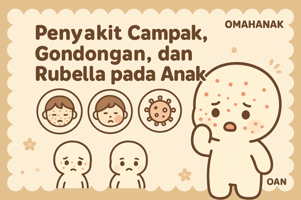 Penyakit Campak Gondongan dan Rubella pada Anak