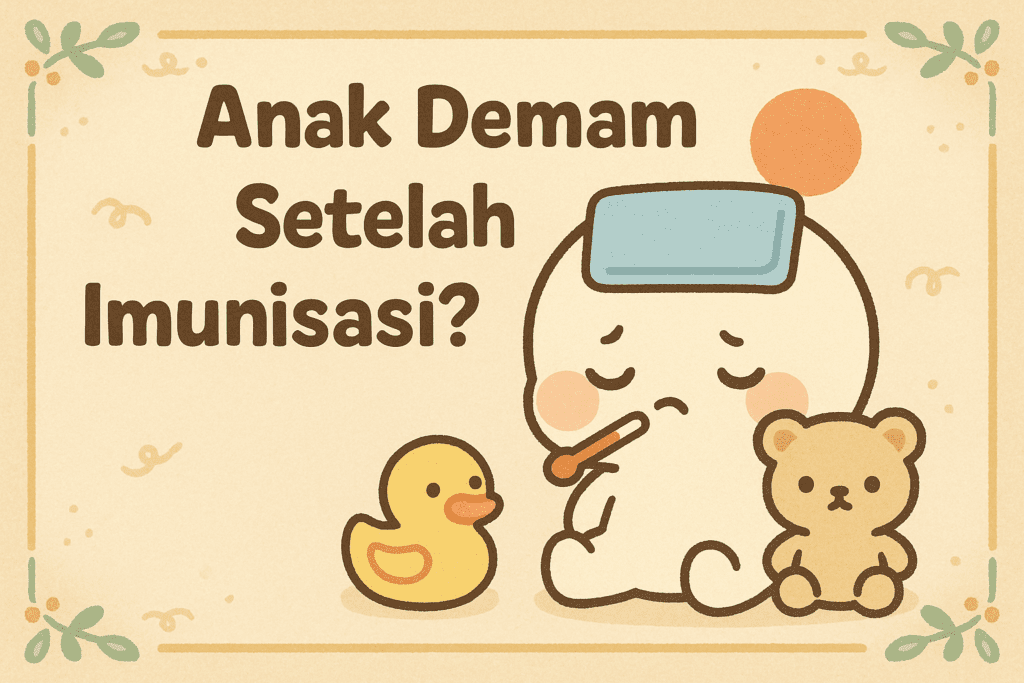 anak demam setelah imunisasi