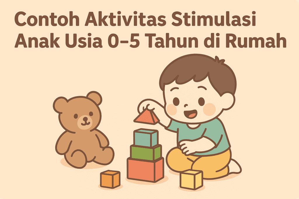 contok aktivitas stimulasi anak di rumah