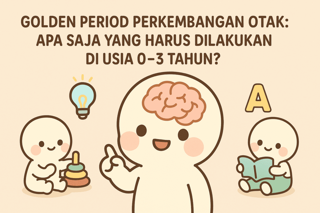 golden period perkembangan otak anak usia 0 - 3 tahun