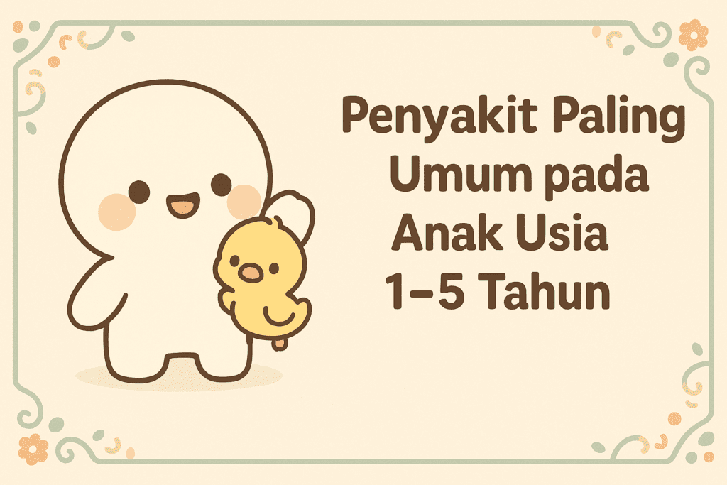 penyakit paling umum untuk anak usia 1 - 5 tahun
