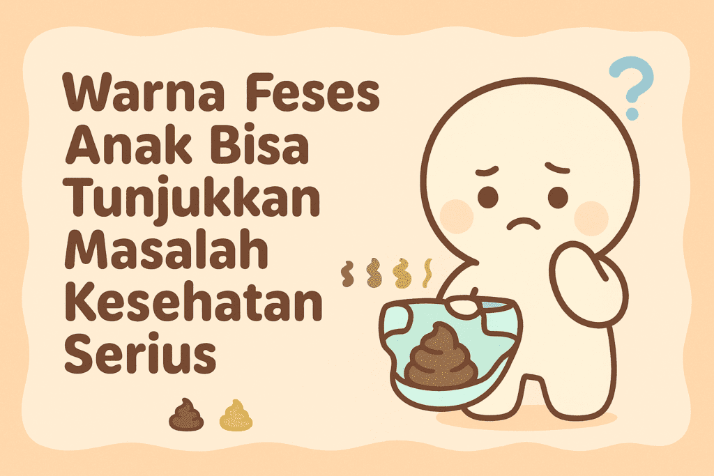 warna feses anak